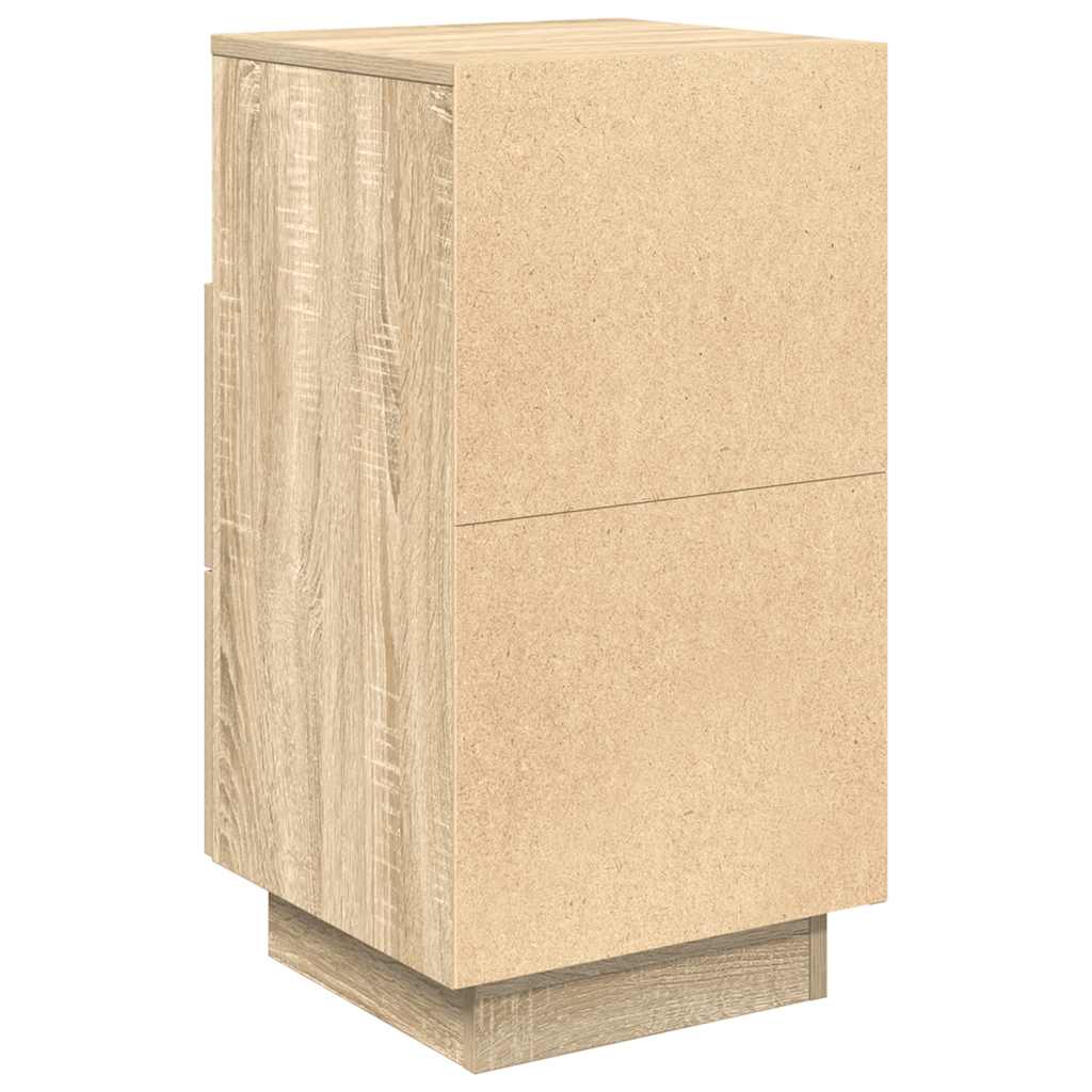 Bedside Cabinets 2 pcs with 2 Drawers Sonoma Oak 36x36x68 cm