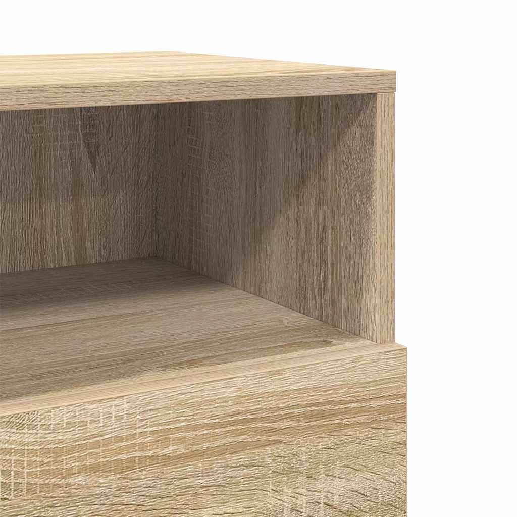 Bedside Cabinets 2 pcs with 2 Drawers Sonoma Oak 36x36x68 cm