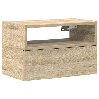 Wall-mounted Bedside Cabinet Sonoma Oak 45x26x28.5 cm