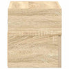 Wall-mounted Bedside Cabinets 2 pcs Sonoma Oak 45x26x28.5 cm