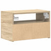 Wall-mounted Bedside Cabinets 2 pcs Sonoma Oak 45x26x28.5 cm