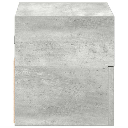 Wall-mounted Bedside Cabinets 2 pcs Concrete Grey 45x26x28.5 cm