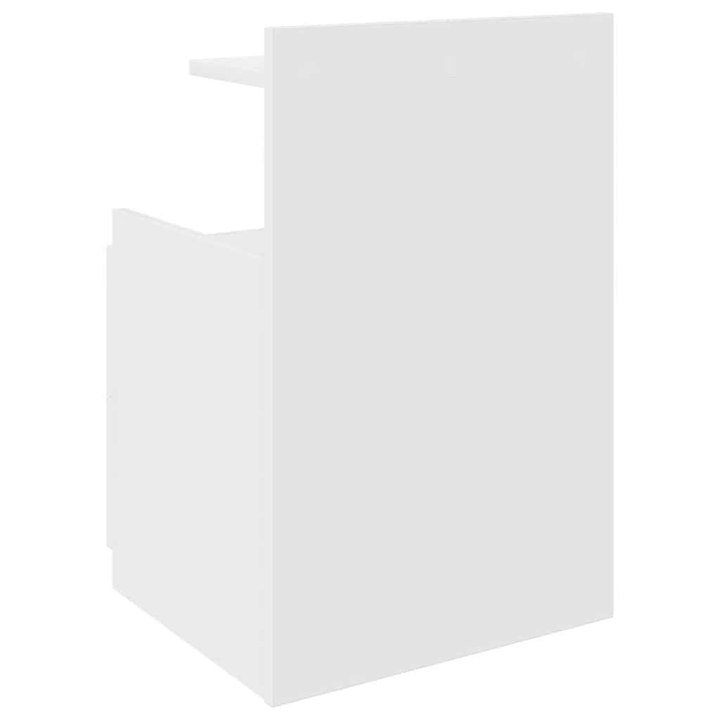 Bedside Cabinet with 2 Drawers White 40x36.5x62 cm