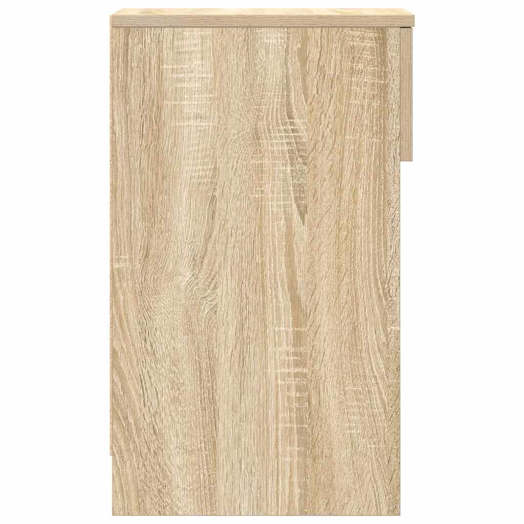 Bedside Cabinet with Drawer Sonoma Oak 20x36x60 cm