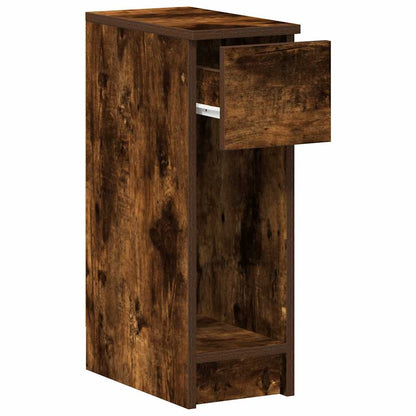 Bedside Cabinets with Drawer 2 pcs Smoked Oak 20x36x60 cm
