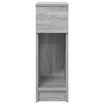 Bedside Cabinet with Drawer Grey Sonoma 20x36x60 cm