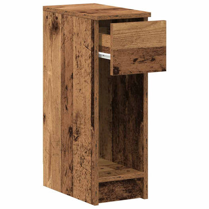 Bedside Cabinets with Drawer 2 pcs Old Wood 20x36x60 cm