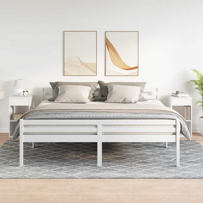 Bedside Cabinets with Drawer 2 pcs White 35x34x66.5 cm