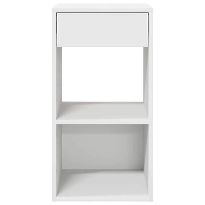 Bedside Cabinets with Drawer 2 pcs White 35x34x66.5 cm