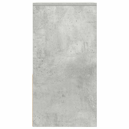 Bedside Cabinets with Drawer 2 pcs Concrete Grey 35x34x66.5 cm