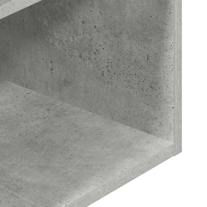 Bedside Cabinets with Drawer 2 pcs Concrete Grey 35x34x66.5 cm