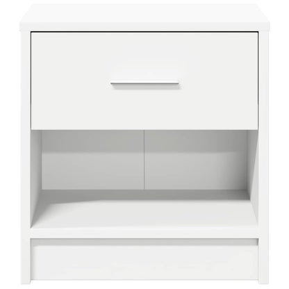 Bedside Cabinets 2 pcs with Drawer White 39x28x41 cm