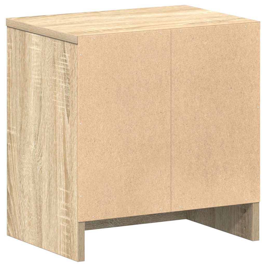 Bedside Cabinets 2 pcs with Drawer Sonoma Oak 39x28x41 cm
