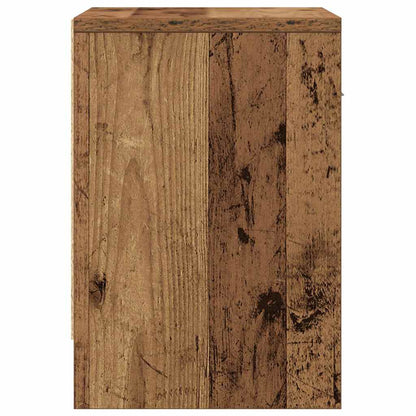Bedside Cabinets 2 pcs with Drawer Old Wood 39x28x41 cm