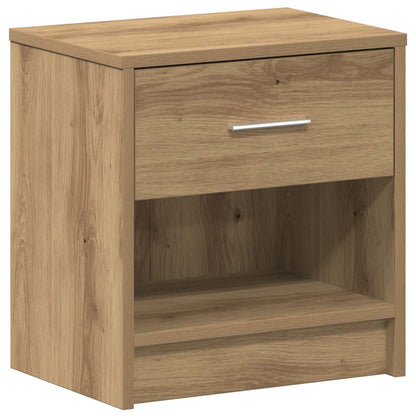 Bedside Cabinets 2 pcs with Drawer Artisan Oak 39x28x41 cm