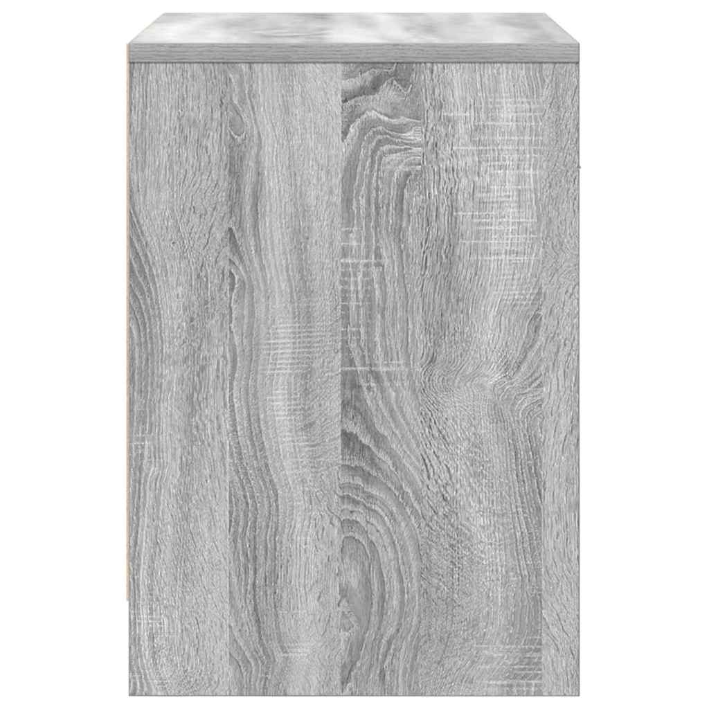 Bedside Cabinets 2 pcs with Drawer Grey Sonoma 40x34x50 cm