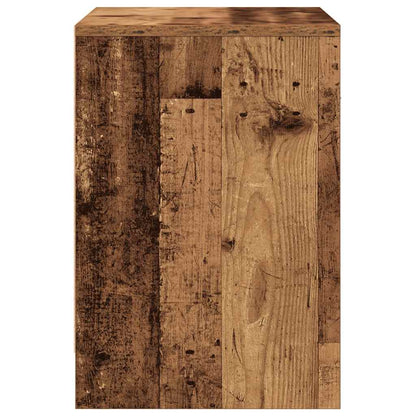 Bedside Cabinets 2 pcs with Drawer Old Wood 40x34x50 cm