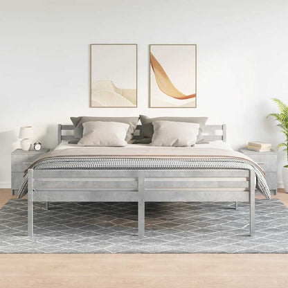 Bedside Cabinets 2 pcs with 2 Drawers Concrete Grey 40x36x50 cm