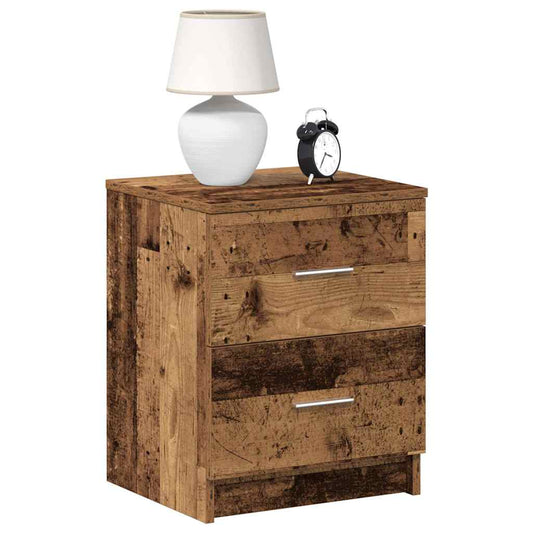 Bedside Cabinet | Old Wood | Engineered wood | Medium | Bedside Cabinet