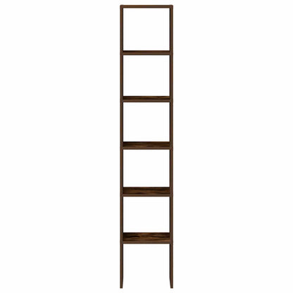Bookcases 2 pcs Stackable Smoked Oak 30x30x80 cm Engineered Wood