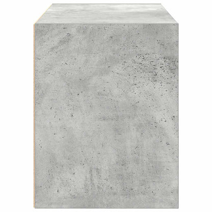 Cabinet with 2 Drawers Concrete Grey 60x31x40 cm Engineered Wood