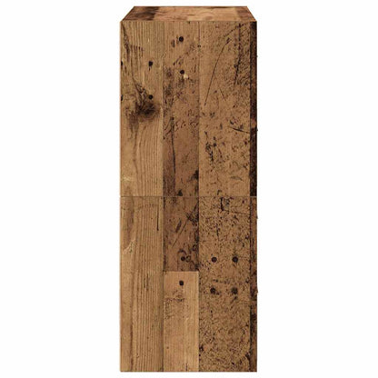 Cabinets with 2 Drawers 2 pcs Old Wood 60x31x40 cm Engineered Wood