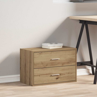 Cabinet with 2 Drawers Artisan Oak 60x31x40 cm Engineered Wood