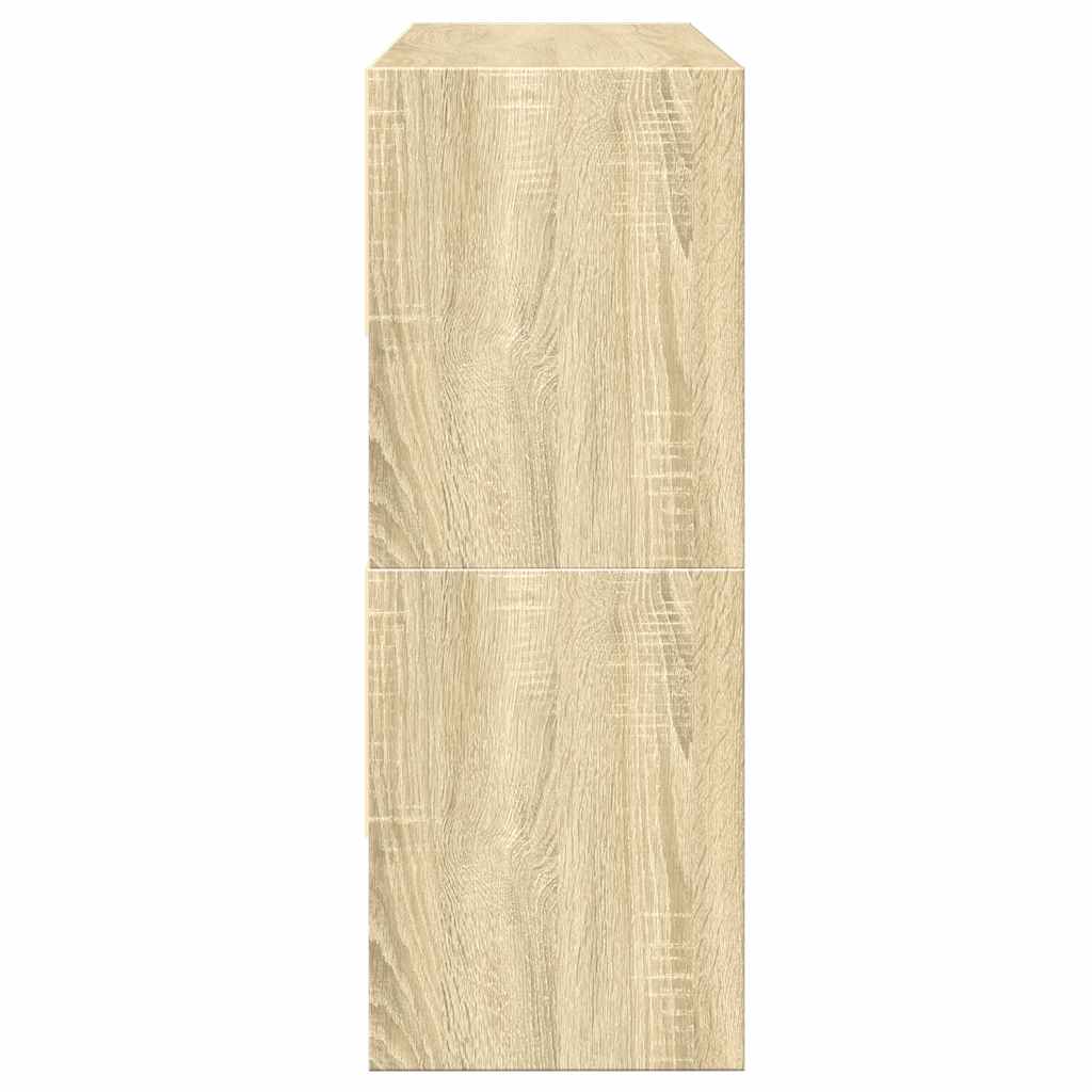 Shoe Racks 2 pcs Stackable Sonoma Oak 89.5x30x40 cm