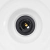 Pendant Lamp Height Adjustable E27 Gloss Black Ø 31 cm Metal