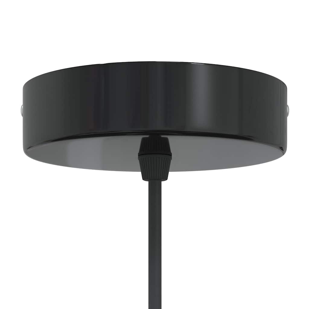 Pendant Lamp Height Adjustable E27 Gloss Grey Ø 31 cm Metal