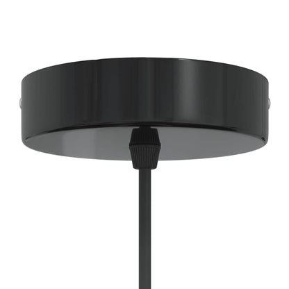 Pendant Lamps 2 pcs Height Adjustable E27 Black Ø 30 cm Metal