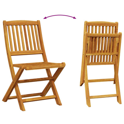 7 Piece Garden Dining Set 180x90x75 cm Solid Wood Acacia