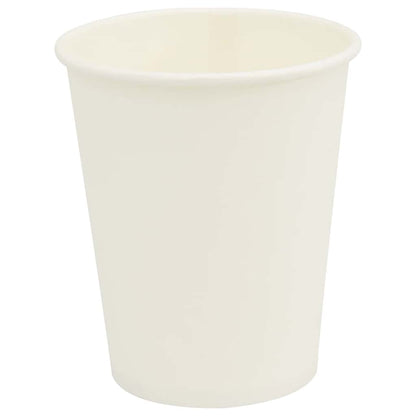 Paper Coffee Cups 1000 pcs 8oz 200ml White