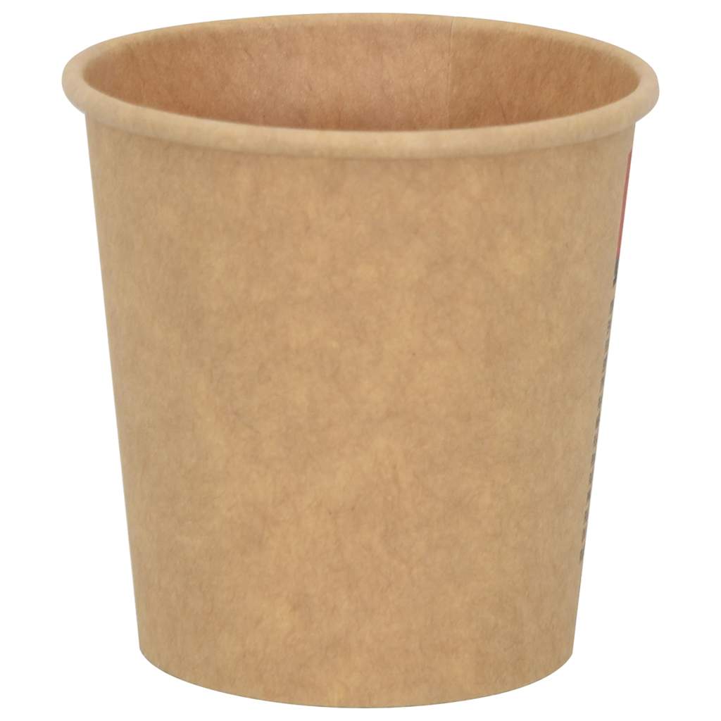 Paper Coffee Cups 1000 pcs 4oz 100ml Brown
