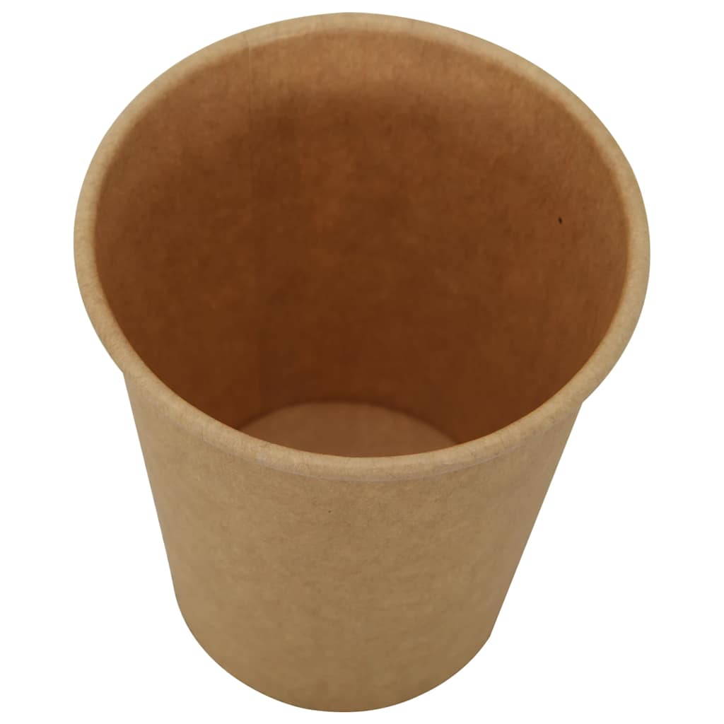 Paper Coffee Cups 1000 pcs 4oz 100ml Brown