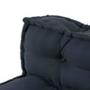 2 pcs Anthracite Fabric