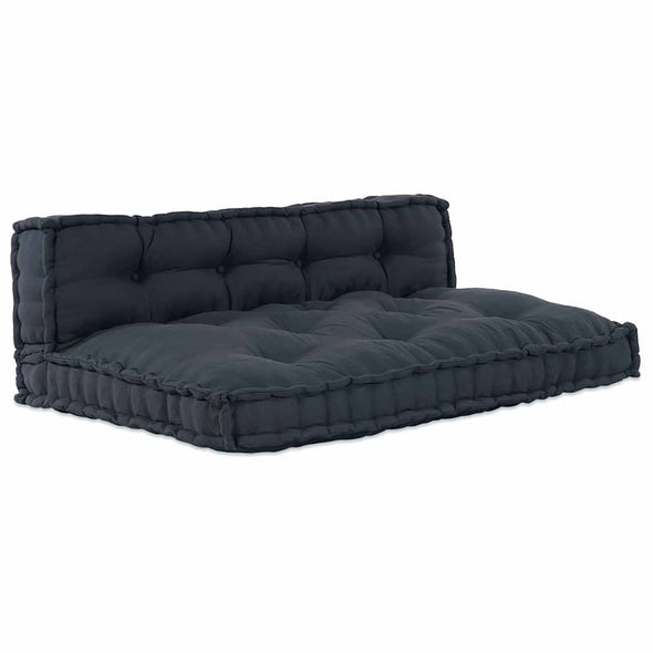 2 pcs Anthracite Fabric