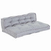 2 pcs Grey Fabric