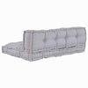 2 pcs Grey Fabric