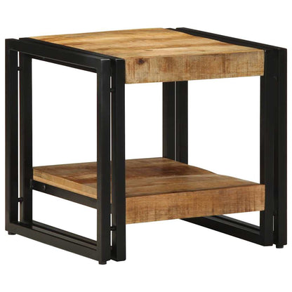 Coffee Table Brown 40 x 40 x 38 cm Solid Mango Wood