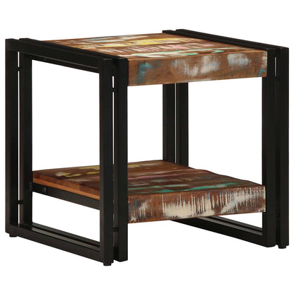 Coffee Table Multicolour 40 x 40 x 38 cm Solid Reclaim Wood