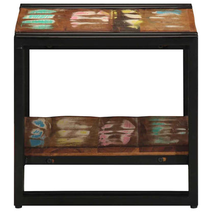 Coffee Table Multicolour 40 x 40 x 38 cm Solid Reclaim Wood