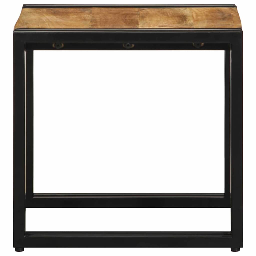 Coffee Table Brown 40 x 40 x 38 cm Solid Mango Wood