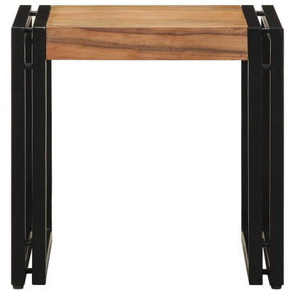 Coffee Table Brown 40 x 40 x 38 cm Solid Acacia Wood