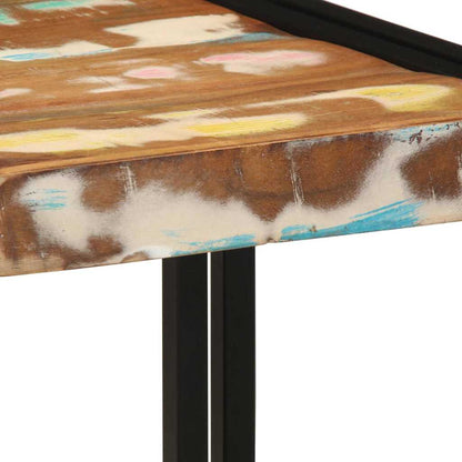 Coffee Table Multicolour 40 x 40 x 38 cm Solid Reclaim Wood