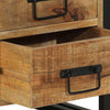 Bedside Cabinet 40x35x50 cm Solid Rough Wood Mango