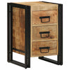 Bedside Cabinet 40x35x50 cm Solid Rough Wood Mango