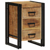 Bedside Cabinet 40x35x50 cm Solid Rough Wood Mango