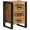 Bedside Cabinet 40x35x50 cm Solid Rough Wood Mango