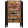 Bedside Cabinet - Multicolour, 40x35x50 cm, Solid Wood, Reclaimed